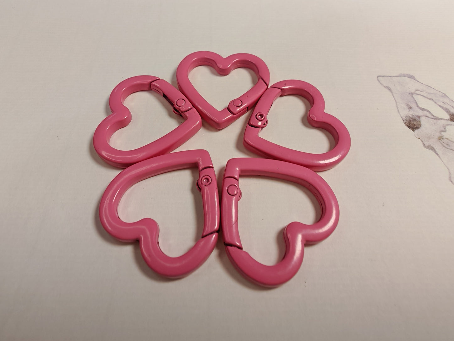 DIYハート形のカラビナ❤️