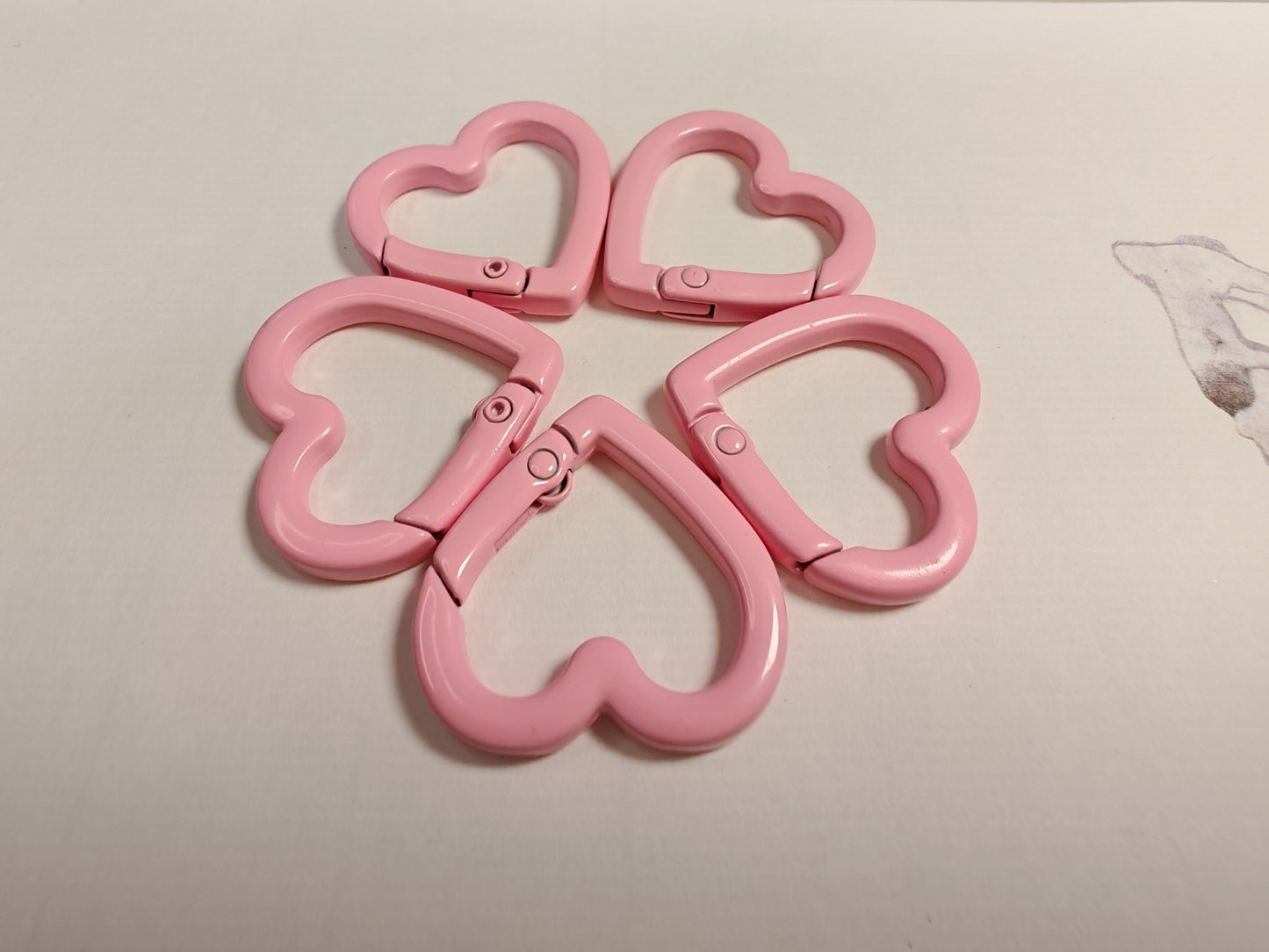 DIYハート形のカラビナ❤️