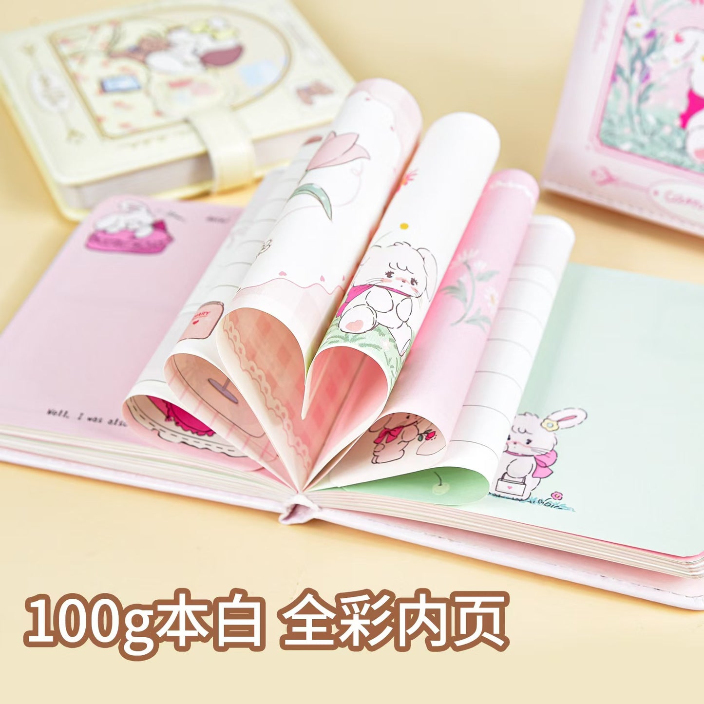 革面磁気ボタン乙女心かわいい手帳