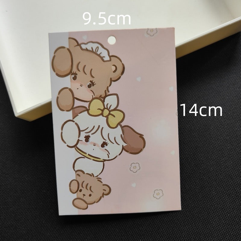 可愛い包装紙【台紙】9.5cm*14cm