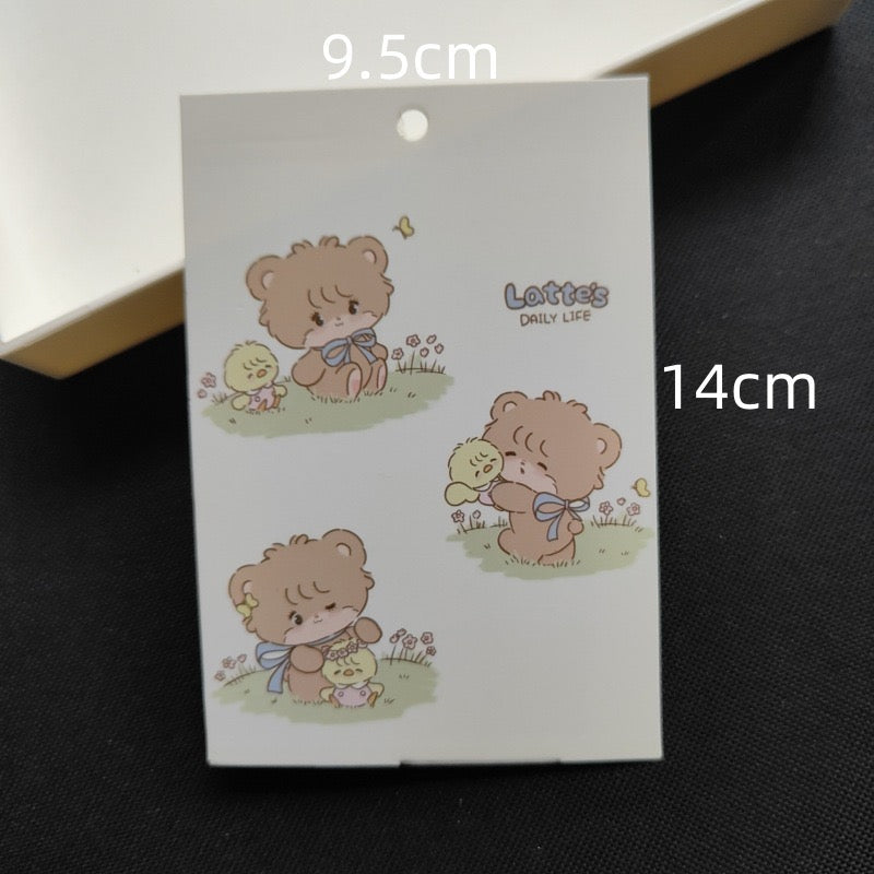 可愛い包装紙【台紙】9.5cm*14cm