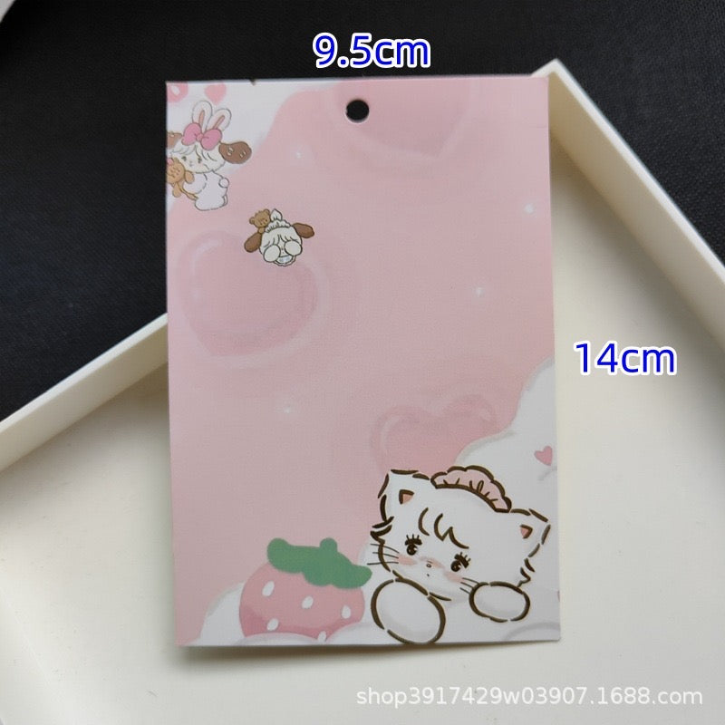可愛い包装紙【台紙】9.5cm*14cm