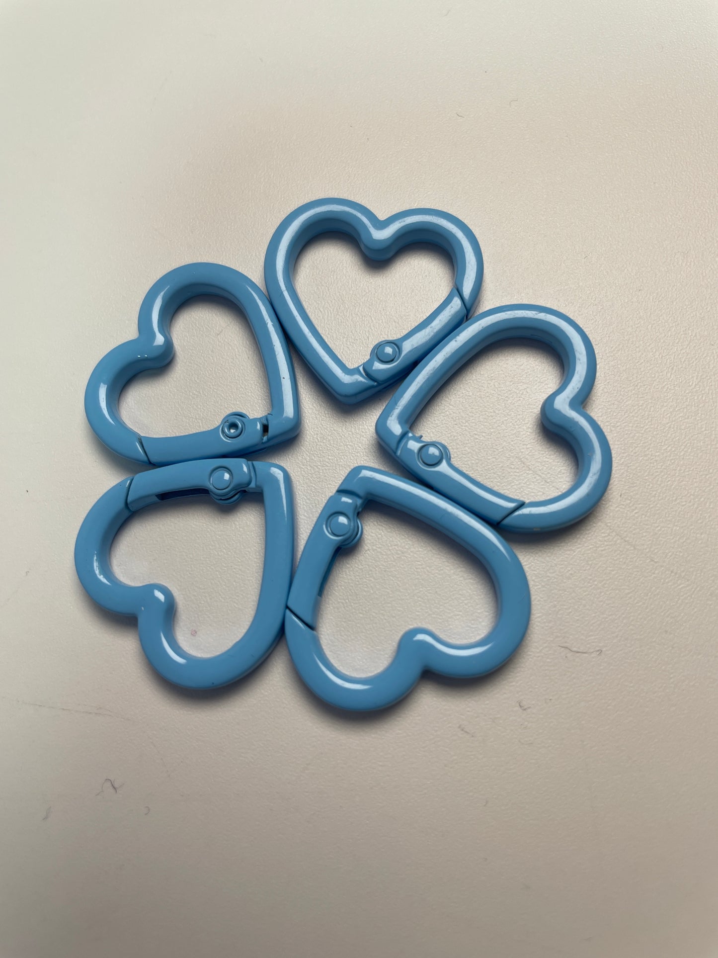 P004 DIYハート形のカラビナ❤️