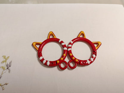 P012 丸猫耳のカラビナ