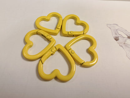 P004  DIYハート形のカラビナ❤️