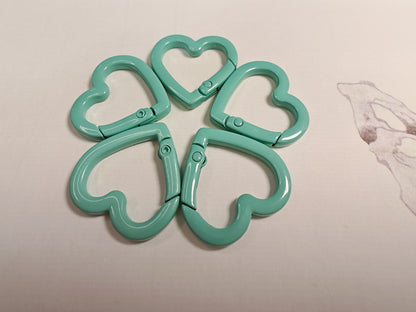 P004  DIYハート形のカラビナ❤️