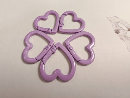 P004  DIYハート形のカラビナ❤️