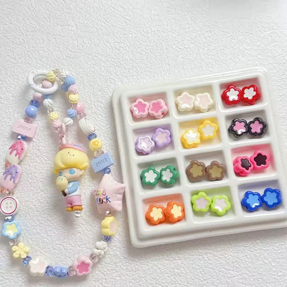 B002 DIYさまざまな色のさまざまなサイズのビーズ