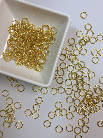 P007-DIY8mmメタリックエナメルマカロンカラー系開口リング