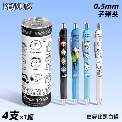 【スヌーピー】【クレヨンしんちゃん】0.5mm黒色水性ボールペン